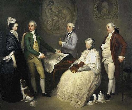 Franciszek Smuglewicz Portrait of James Byres of Tonley and his family oil painting image